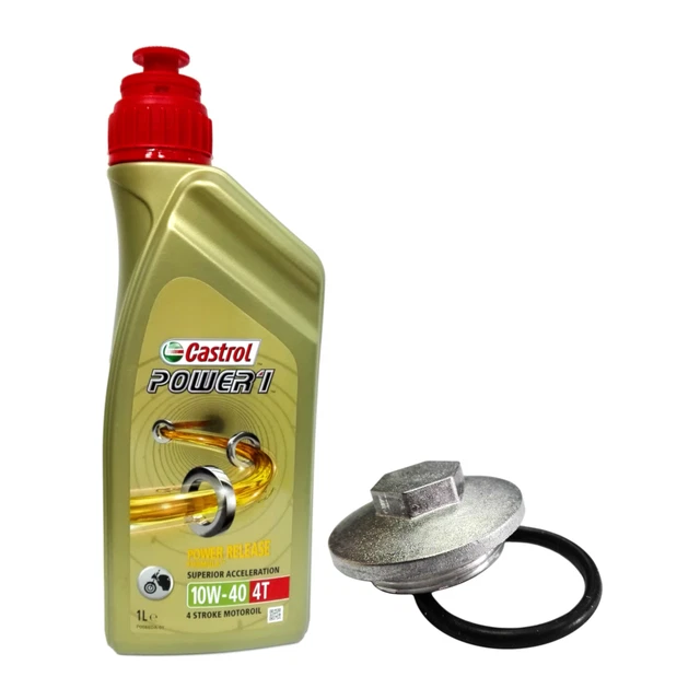 OLIO HONDA SH/PS/NES/DYLAN/125/150 Castrol Power 10W40 tappo o