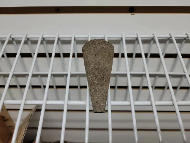 Norton Type 17, 1-1/2" Max Diam, 3" Head Thickness, 16 Grit Square Tip Cone 1qty