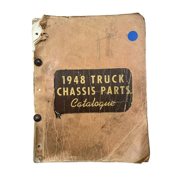 Vintage 1948 Truck Chassis Parts Catalogue Ford Motor Company Book Rare