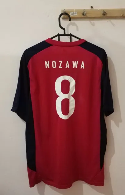 Vintage Kashima Antlers Supporter/Fan Home Shirt L #8 NOZAWA VGC J-League