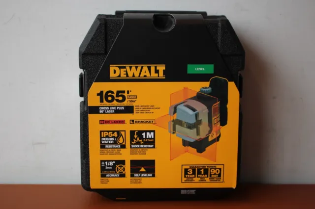 DeWalt DW089K 165' Cross Line Plus 90° Laser