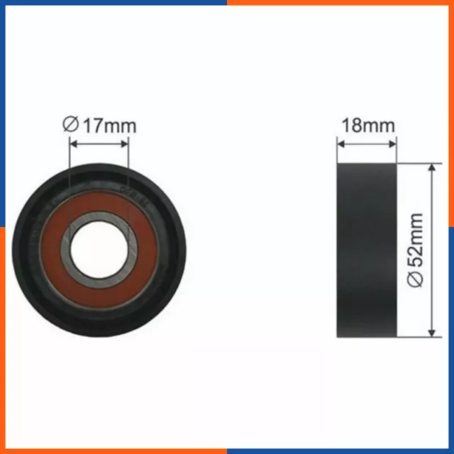 Galet tendeur de courroie d'accessoire pour FORD | 8641163010, 1132644, FS23914