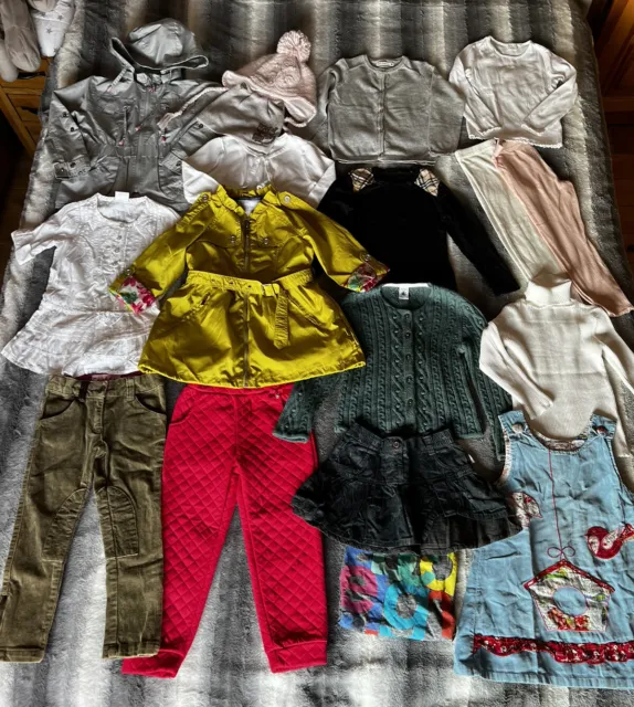 Pacchetto abbigliamento autunno ragazze età 4-5 anni successivi, Zara, Burberry, H&M ecc.  #1