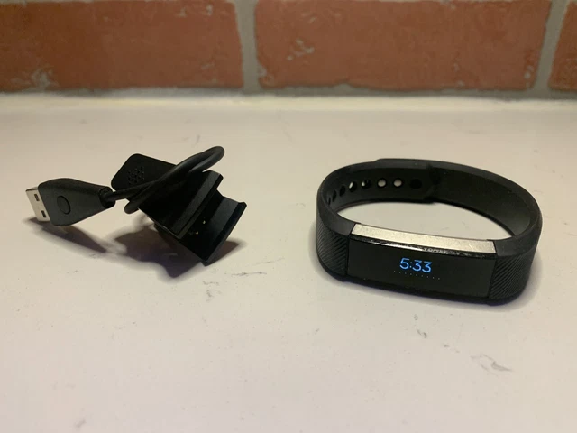 Fitbit Alta FB406 Activity Tracker - Large Black Band - includes Charger