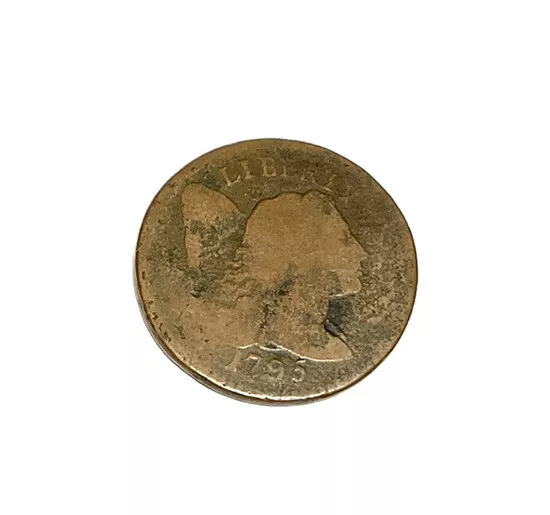 1795 Plain Edge Pitted Good Liberty Cap Large Cent - Round Money Coin Shop