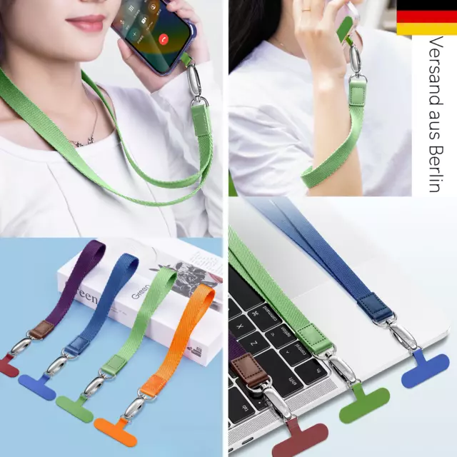 Universal Handykette Halsband Lanyard Kordel Schnur geeignet für jede Handyhülle