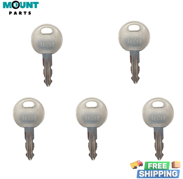 5 Key For Thwaites Trimark Lucas Master Plant Dumper Key OEM T104634 1051 KS101