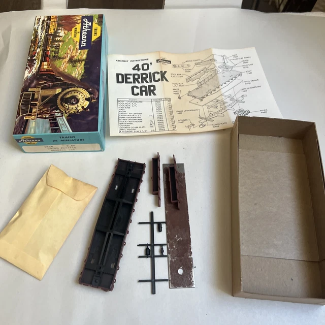 VTG Unused HO SCALE ATHEARN Union Pacific 1726 Derrick Car