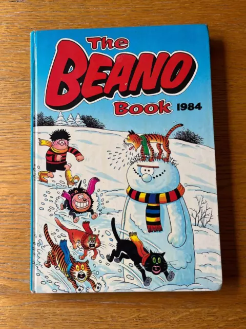 The Beano Book / Annual 1984 Hardback Book Biffo Dennis The Menace Bash Street