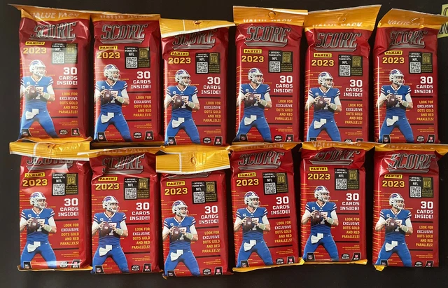 2023 violoncello sigillato Panini Score NFL football americano/confezione valore lotto di 2