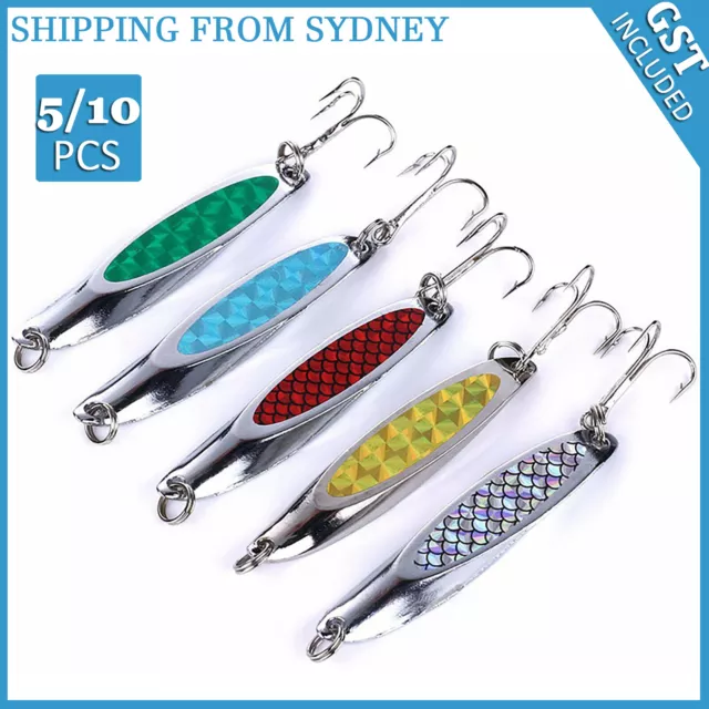 FISHING SPOON LURES Tackle Bag Wallet Spinner Baits Waterproof Case Storage  X1E2 $17.63 - PicClick AU