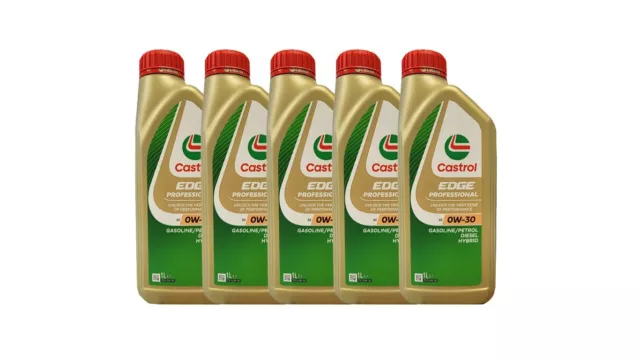 Castrol EDGE Professional A5 0W-30, Volvo-Motoröl  5x1 Liter