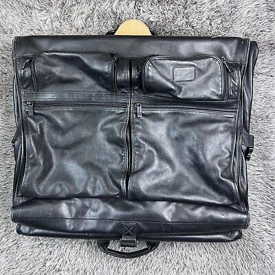 Tumi Leather Garment Bag Nappa Bifold Carry On Missing Leather Strap