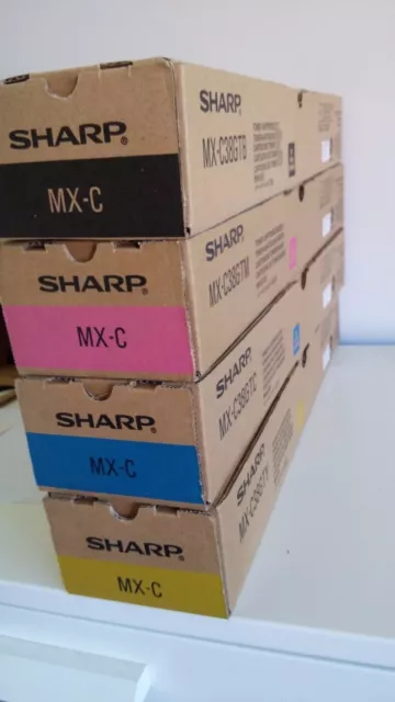 Genuine Sharp MX-C38GTY Yellow Toner Cartridge for MX-C310 C311 C380 C381