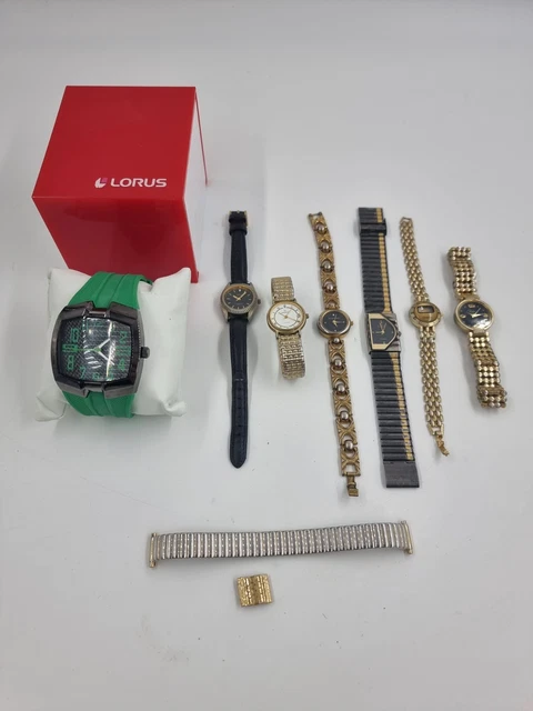 Lot De 9 Montres ANIGO D'occasion - Pour Homme, Idéal Pour Collection Ou Dépannage