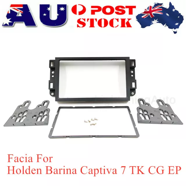 Car Radio Fascia DVD 2 DIN Dash Panel Facia For Holden Barina Captiva 7 TK CG EP