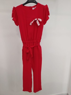Byblos TUTA BYBLOS DA BAMBINA COLORE ROSSO CON FIOCCO MODELLO BJ13290 