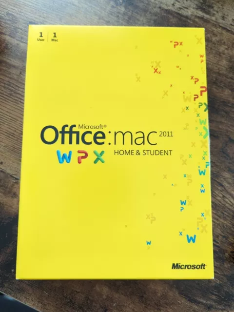 Microsoft Office Mac Home & Student 2011 Key Card - GZA00267