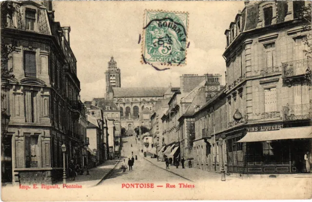 CPA Pontoise Rue Thiers FRANCE (1309711)