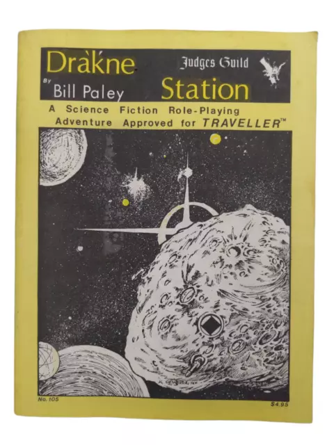 Vintage Judges Guild Drakne Station by Bill Paley for Traveller 1979