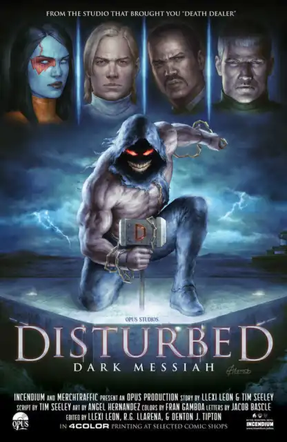 Disturbed Dark Messiah #3 (Of 5) Cover B 1:5 Alessio Variant Comic Book NM