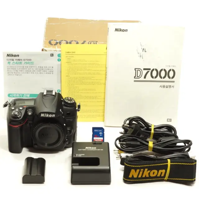 [Excellent!!] Nikon D7000 16.2 MP DSLR camera Body set w/box package