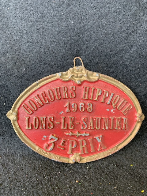 Le Havre Plaque Décorative Chevaux - Concours Hippique Haras De