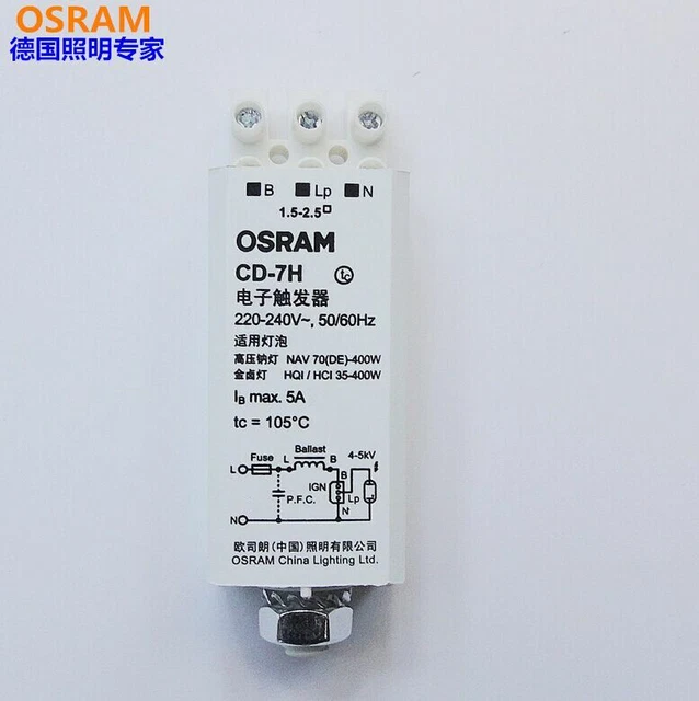 OSRAM PTi EVG Vorschaltgerät für 70 Watt CDM HCI HQI HID Powertronic Intelligent 70W