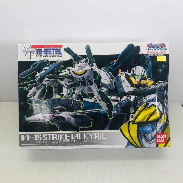 Figurine BANDAI HI-METAL R VF-1S Valkyrie Macross 35e Anniversaire - Occasion
