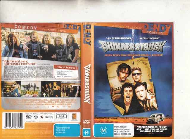 THUNDERSTRUCK-2004-[SAM WORTHINGTON]-DENDY COMEDY-MOVIE DC-DVD £20.98 ...