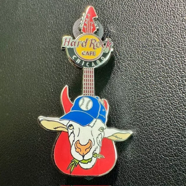 HARD ROCK CAFE Chicago Cubs Goat Guitar Pin (Limited Edition 300)