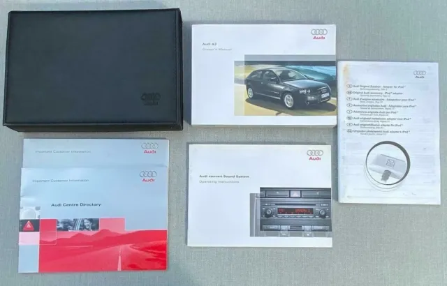 Audi A3 (2005 - 2008) Handbook - User Guide - Owners Manual & Wallet