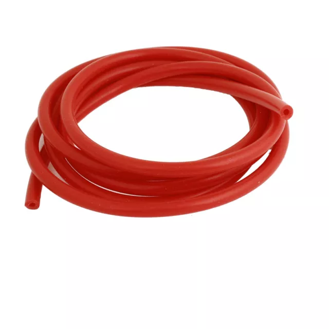 Tube à vide en silicone rouge 2mètres 7mm diamètre intérieur OD 7mm pour voiture