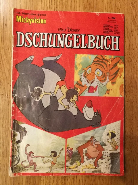 Mickyvision 1969 Nr. 13, Dschungelbuch, Zustand 2, Ehapa-Verlag