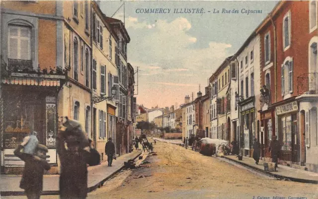Cpa 55 Commerce La Rue Des Capucins