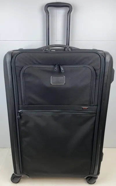 TUMI ALPHA Extended Trip Expandable 4 Wheeled Packing Case Suitcase, Black
