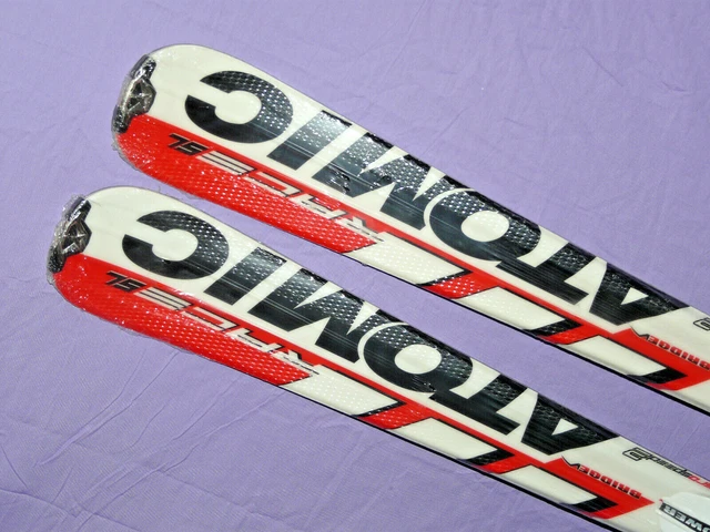 NEW! ATOMIC SL-12 Race 155cm Slalom Race Skis SL12 Power Bridge