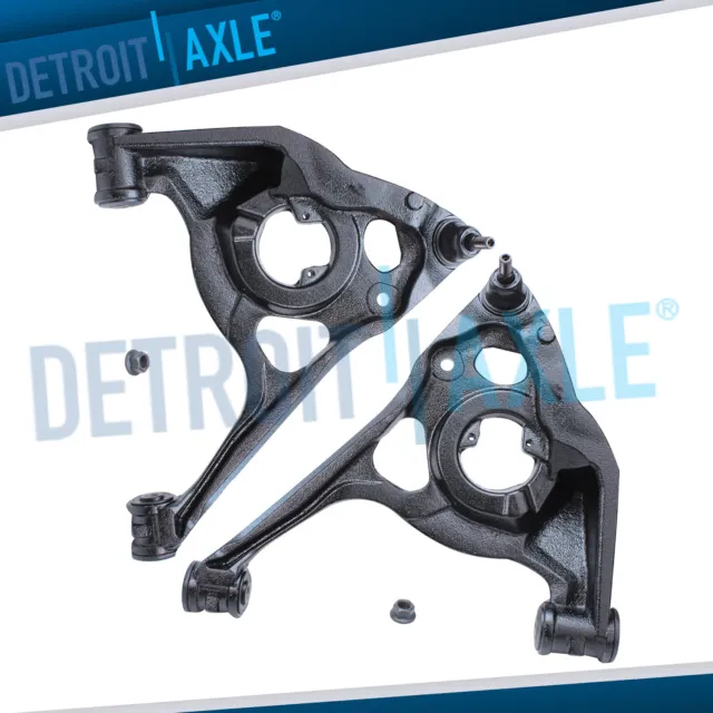 2WD Front Lower Control Arms w/Ball Joints for Express Savana 1500 2500 3500 Van