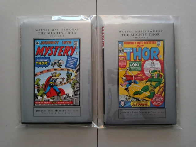 Lot of Marvel Masterworks: The Mighty Thor Volumes 1+2