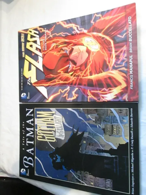 Dc Comics The Flash Vol 1 Move Foward And Batman Gotham By Gaslight Vgc