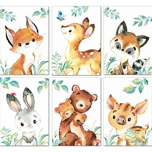 - Set di 3 poster per la cameretta dei bambini, formato DIN A4 I, decorazione d