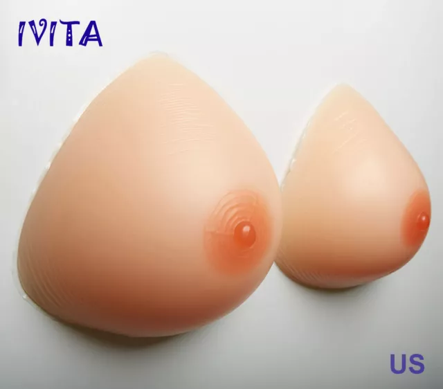 A-D Cup Breast Enhancer Boob Trangle Transgender Silicone Form Crossdresser Gift