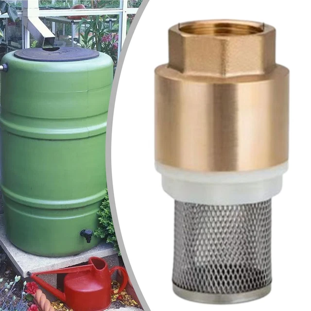 Clapet Anti-retour En Laiton 1 Pouce (2,54 Cm) Filetage Intérieur/extérieur - Pour Pompe, Jardin, Machine à Laver