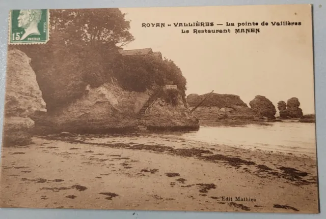 (DPT 17) Royan - Vallières-La pointe Vallieres-Le restaurant Manen