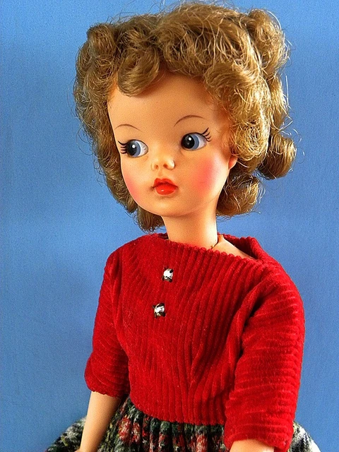Vintage Ideal 12" Tammy Doll BS-12 in School Daze Dress 1962-1967