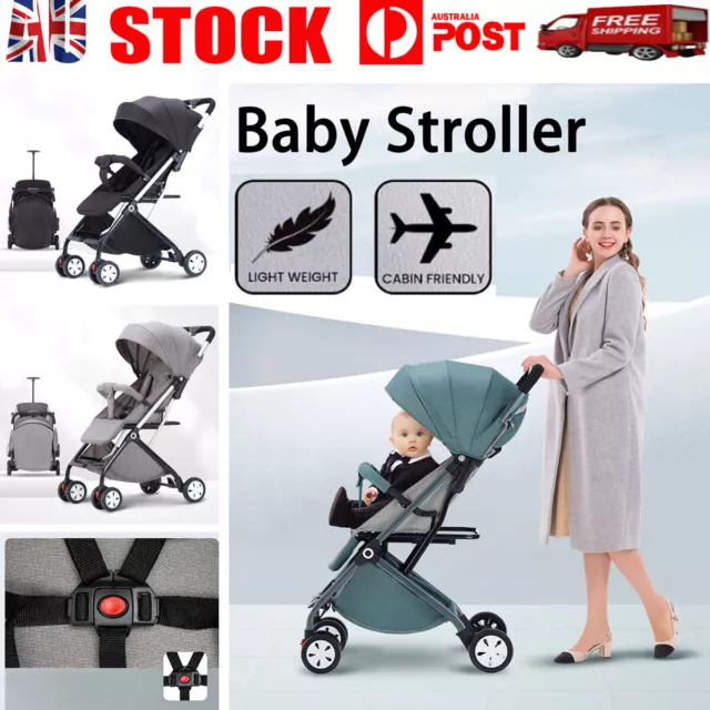 Baby Stroller Foldable Carriage Infant Travel Pram Kids Toddler Pushchair AU