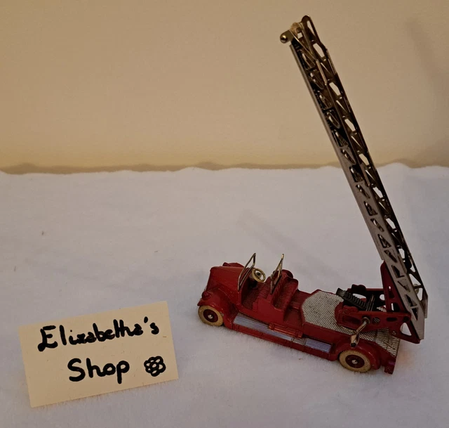 Miniature Dinky Toys France N°32 D - Auto-échelle De Pompiers Delahaye, échelle 1/43, En Boîte
