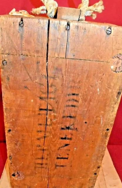 Explosives Crate c.1943. Rope Handles, 19 in Wide x 11 Deep x 9 Tall 10