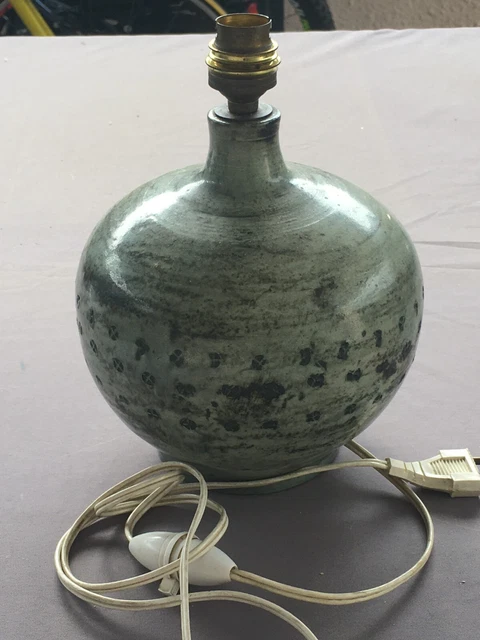 Pied de lampe céramique - Ocre – Collective Soul Hossegor