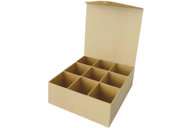 Caja Decopatch BT003 con 9 compartimentos cierre con imán